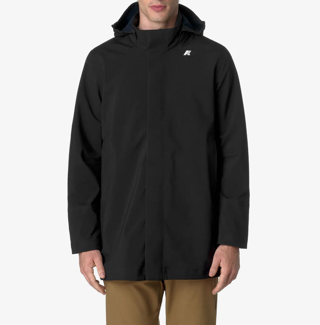 K-Way Duke Bonded K6116YW giacca uomo Black Pure 3 strati