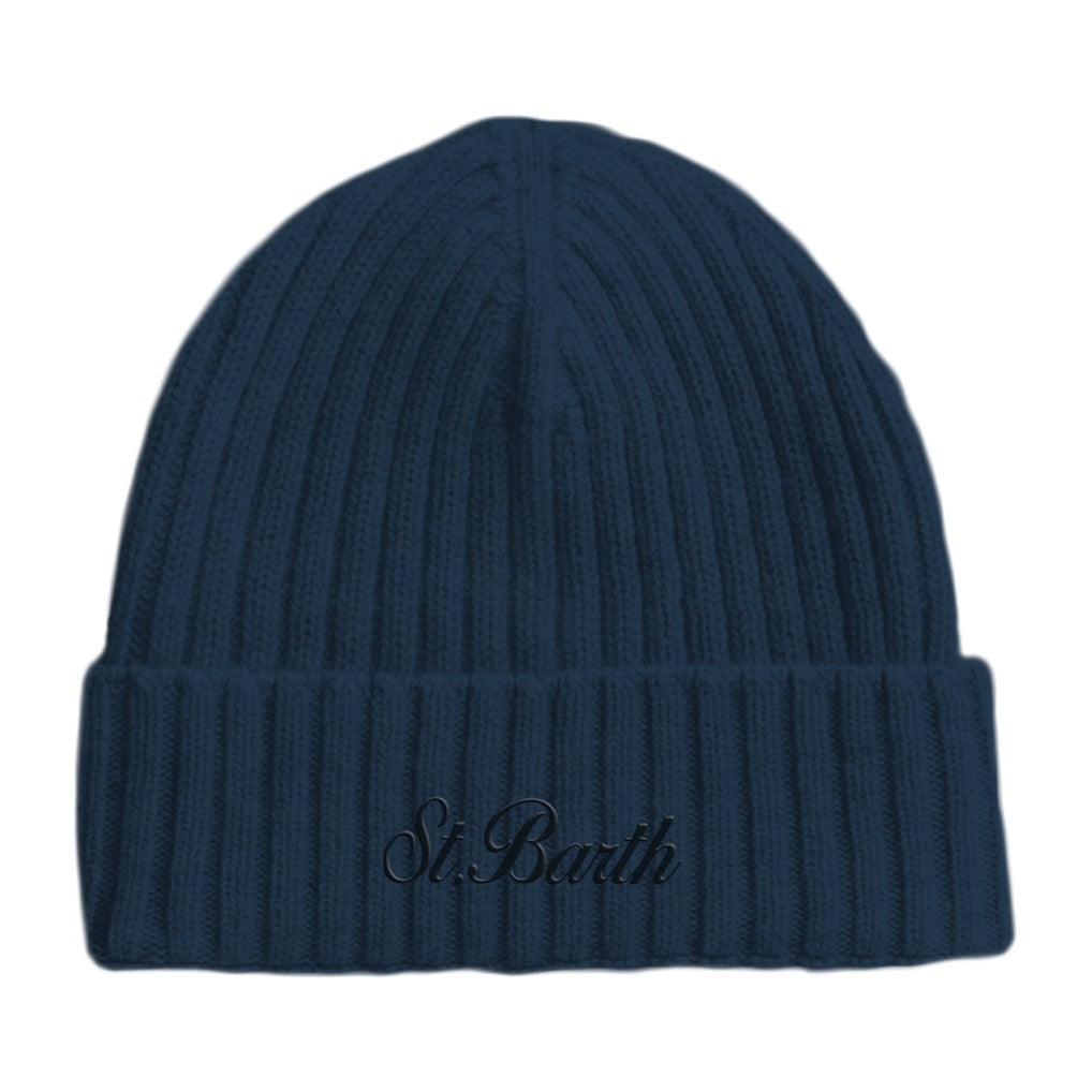 MC2 Saint Barth Wengen Wool 00044M Berretto Lana Blu Notte