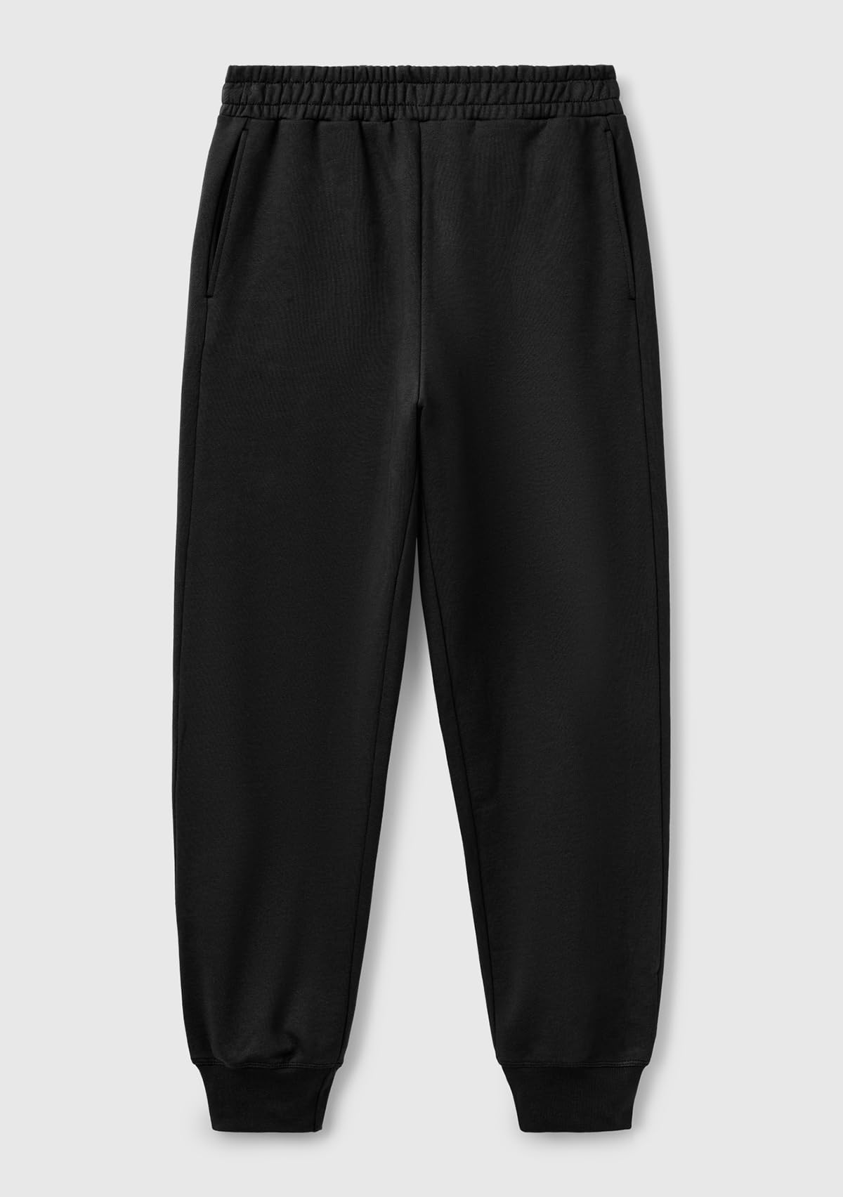 Benetton pantalone tuta cotone regular fit logo stampa