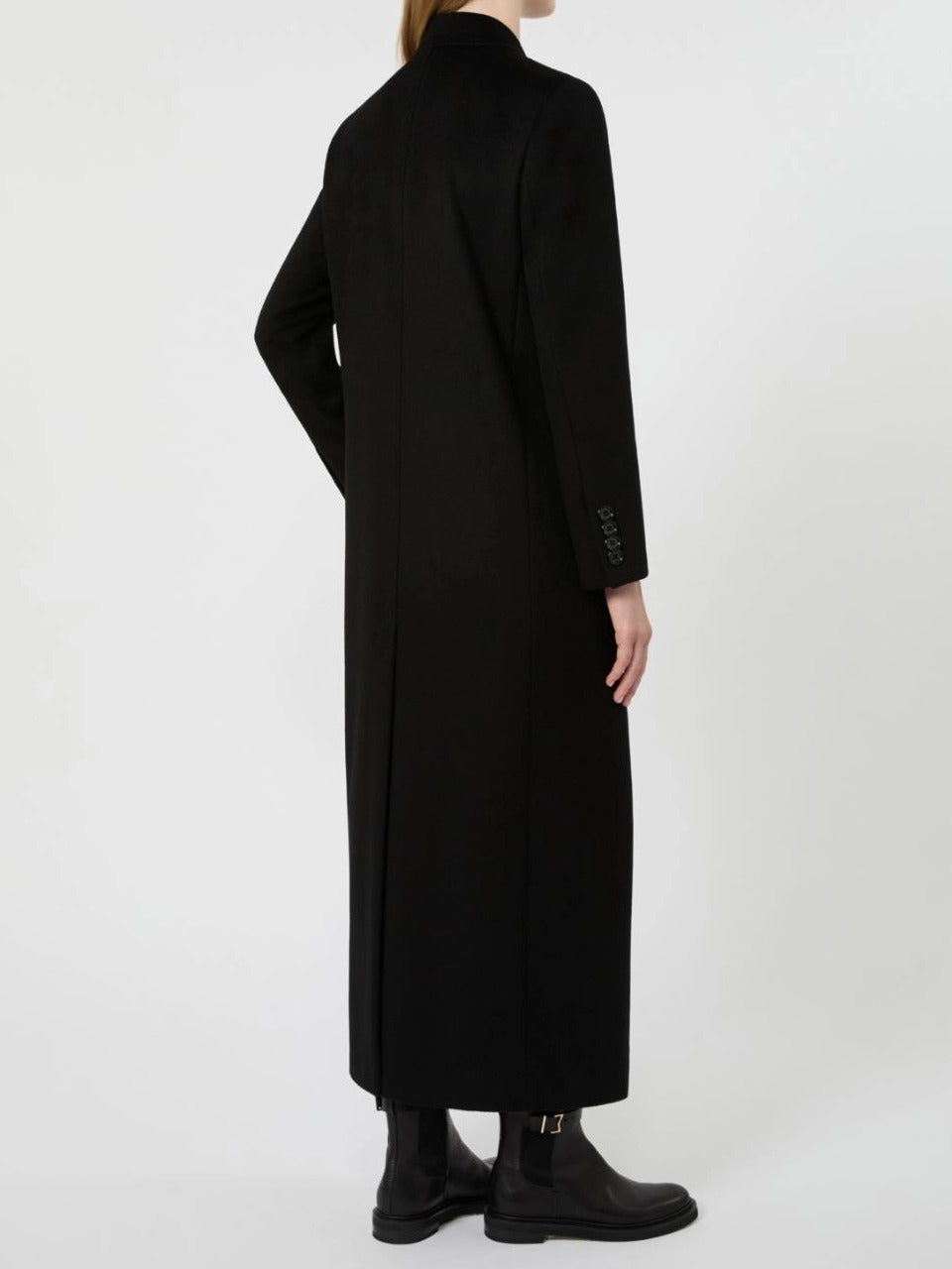 Max Mara Studio Effige MSTEFFIGE013 Cappotto Nero Lana