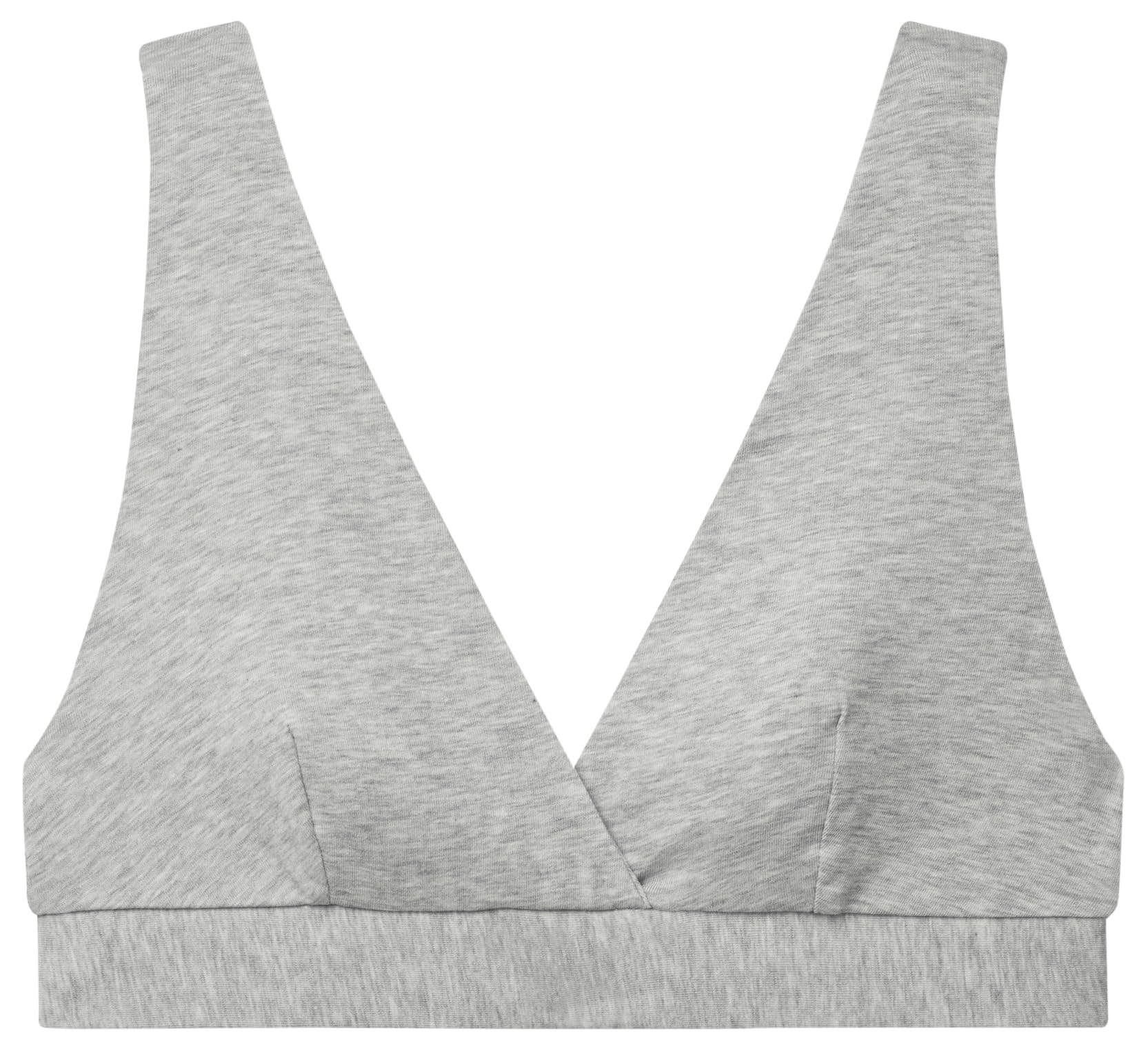 Benetton Intimo Triangolo Vela Reggiseno Grigio Melange Cotone