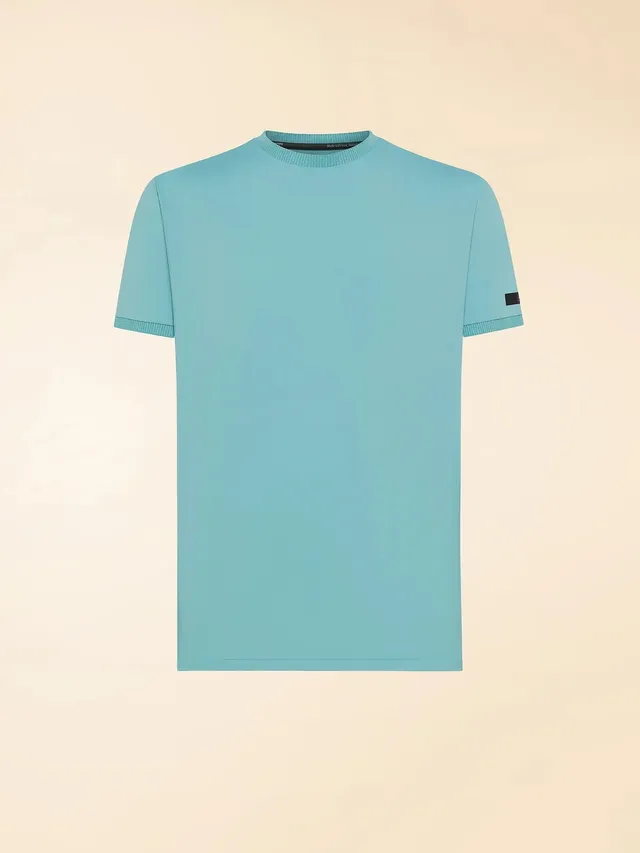 RRD 26206 T-Shirt Uomo Light Blue Oxford Regular Fit