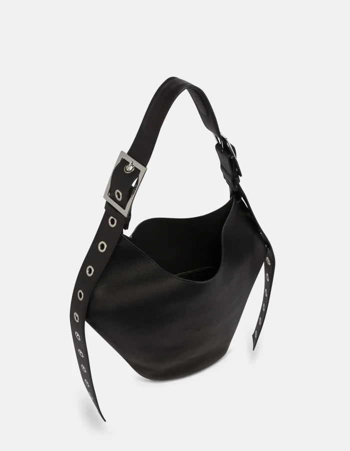 Dondup Hobo Small WB305 borsa pelle nero