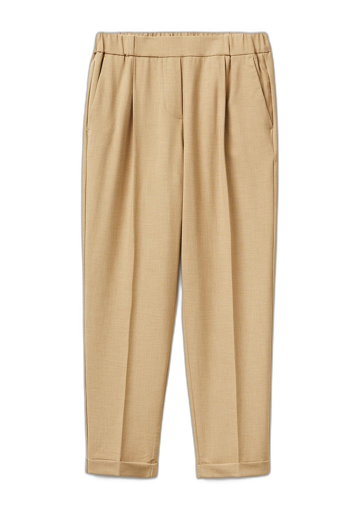 Benetton Pantaloni e Jeans 4962df079 Pantaloni Donna Beige XS sigaretta