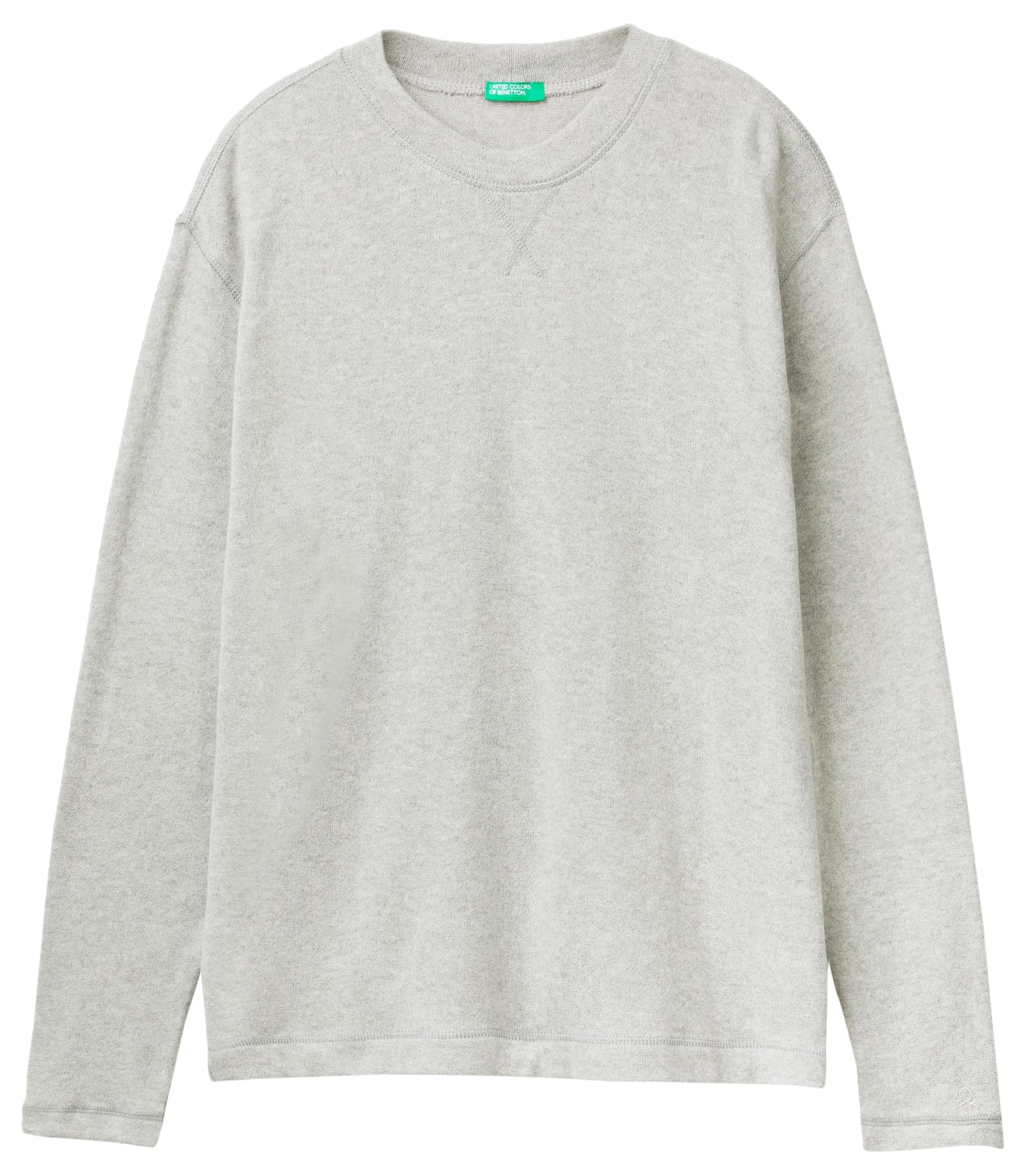 Benetton Maglieria Maglia Girocollo Jersey Logo