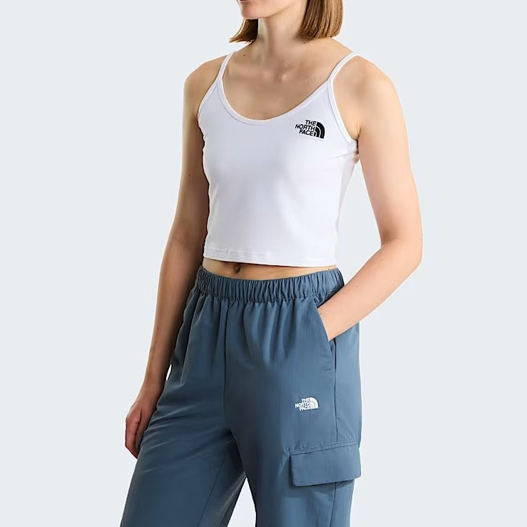 The North Face Canotta Donna Corta Bianca Tnf White Slim
