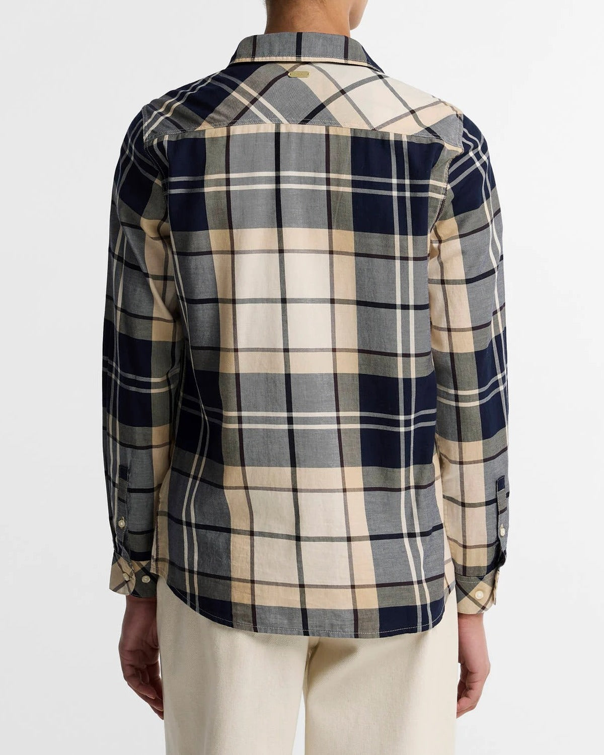 Barbour Bredon LSH1353 camicia donna tartan beige
