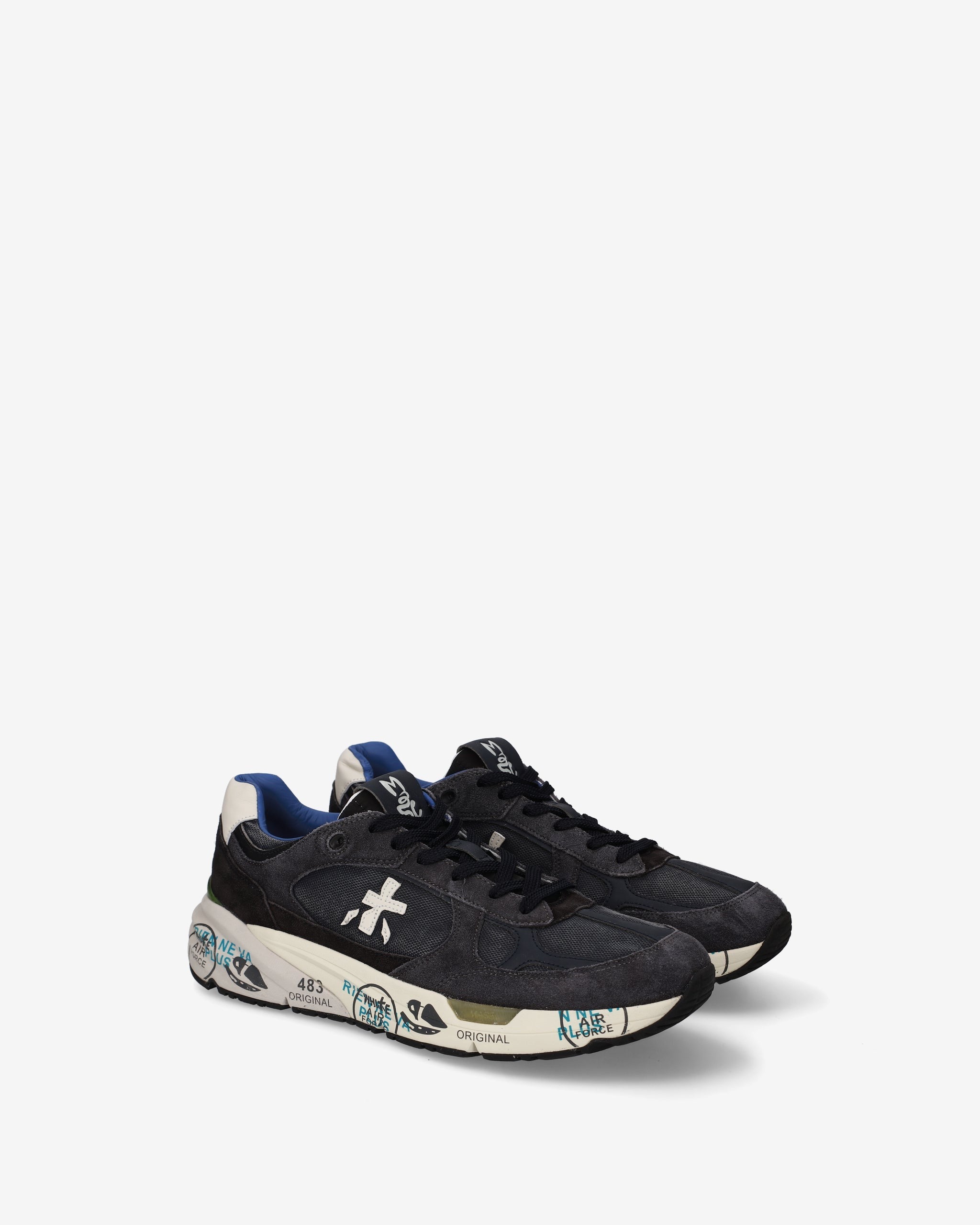 Premiata Mase 8014 sneakers uomo nero pelle