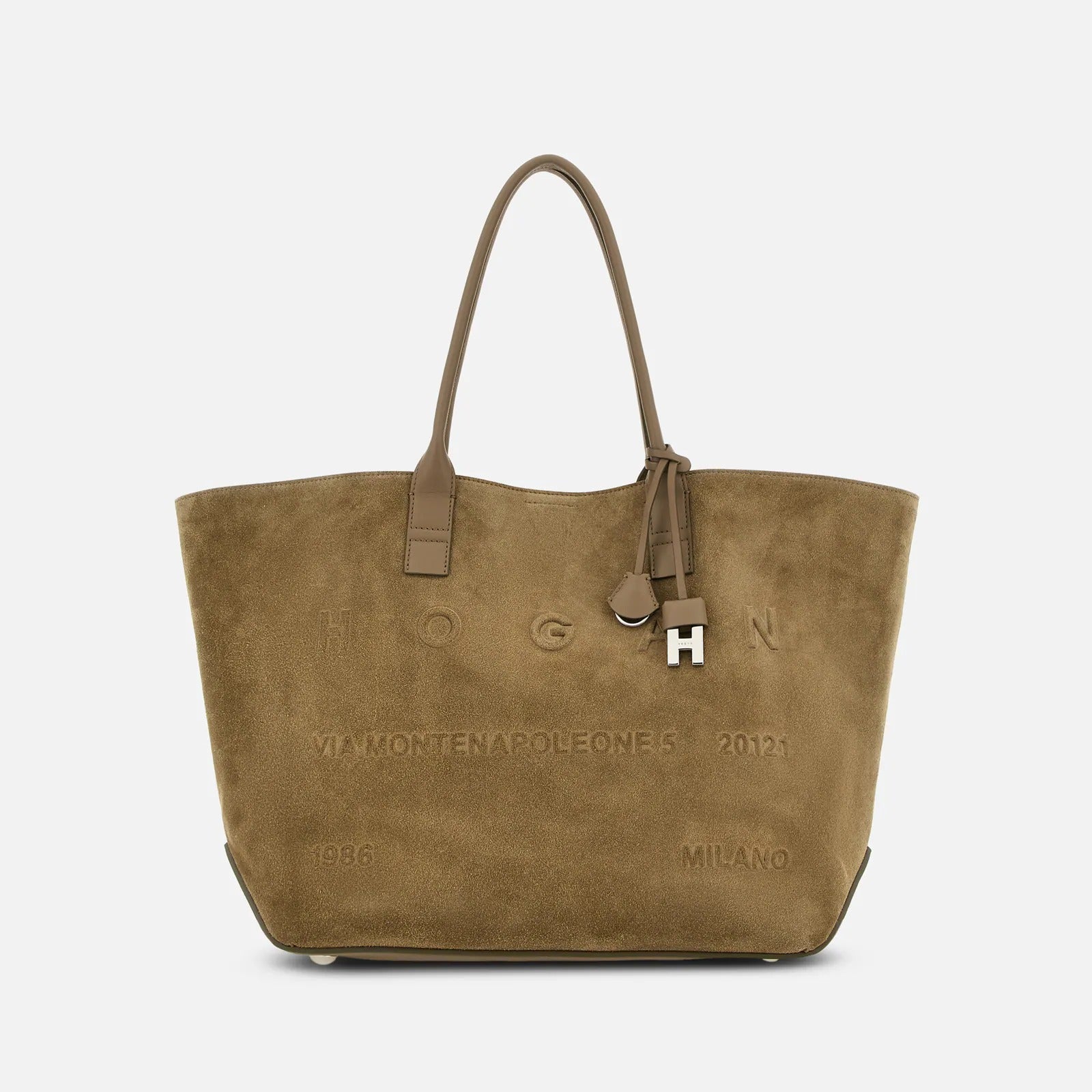 Hogan Address KBW01TA3300UGM Borsa shopping beige