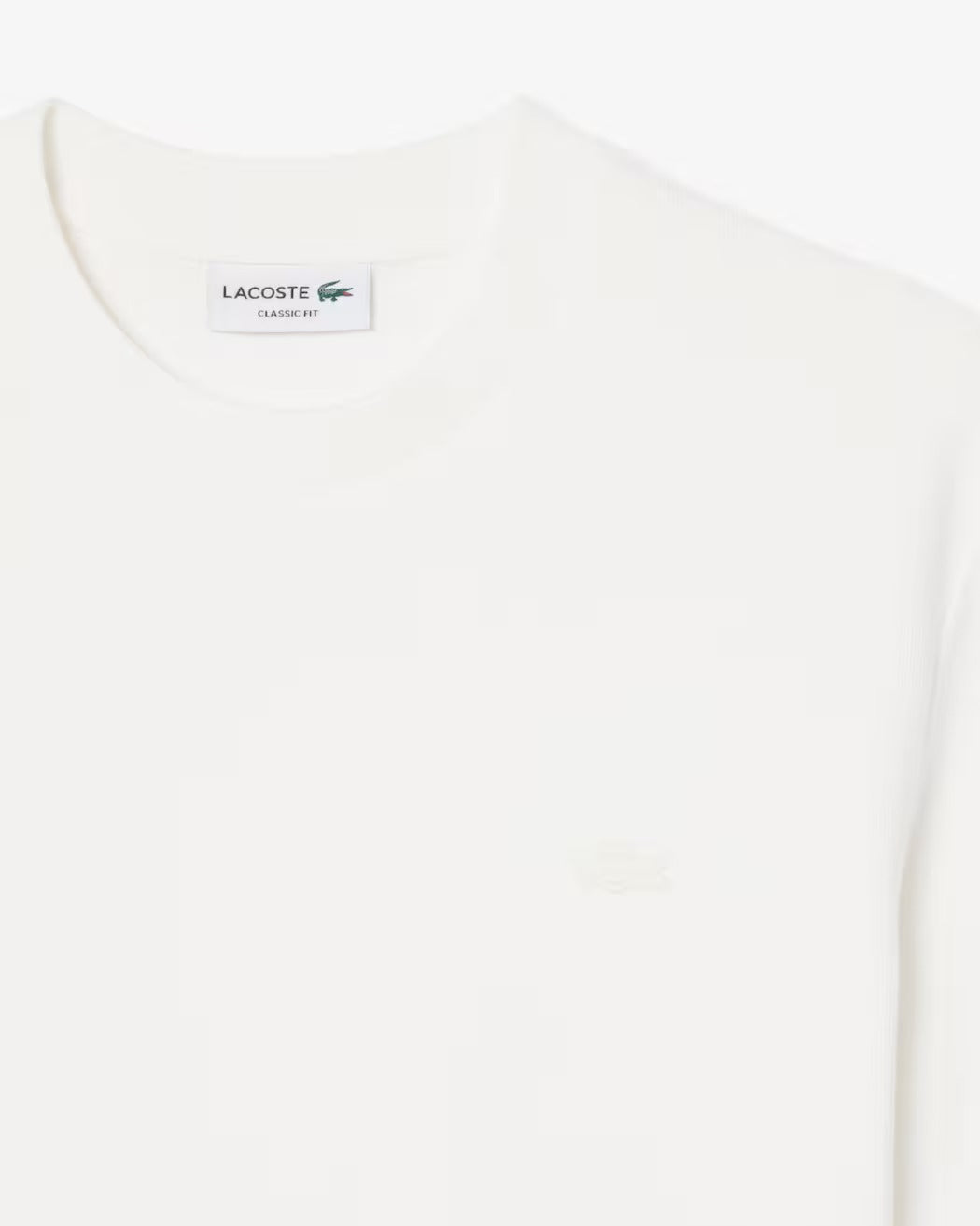 Lacoste TH1979 T-Shirt Uomo Bianco Cotone Jersey
