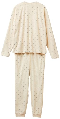 Benetton 31UX3P046 pigiama donna ciniglia taglia S allover
