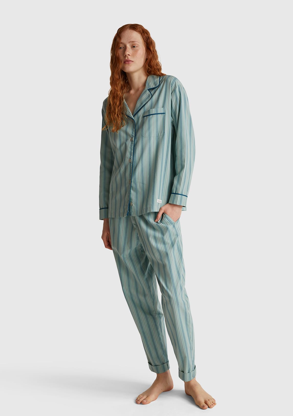 Benetton 4MYG3F00M Pantalone Pigiama Cotone XS