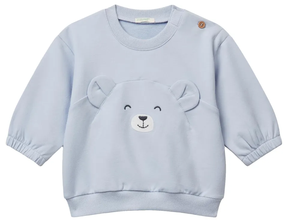 Benetton Felpe e Tute maglia tuta bimbo 62 cotone organico