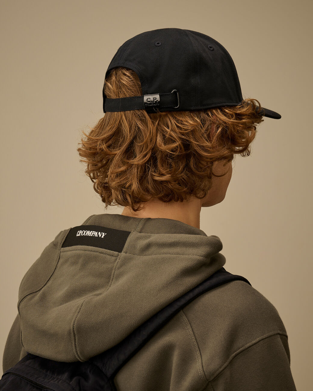 C.P. Company MAC750A00 cappello baseball blu cotone