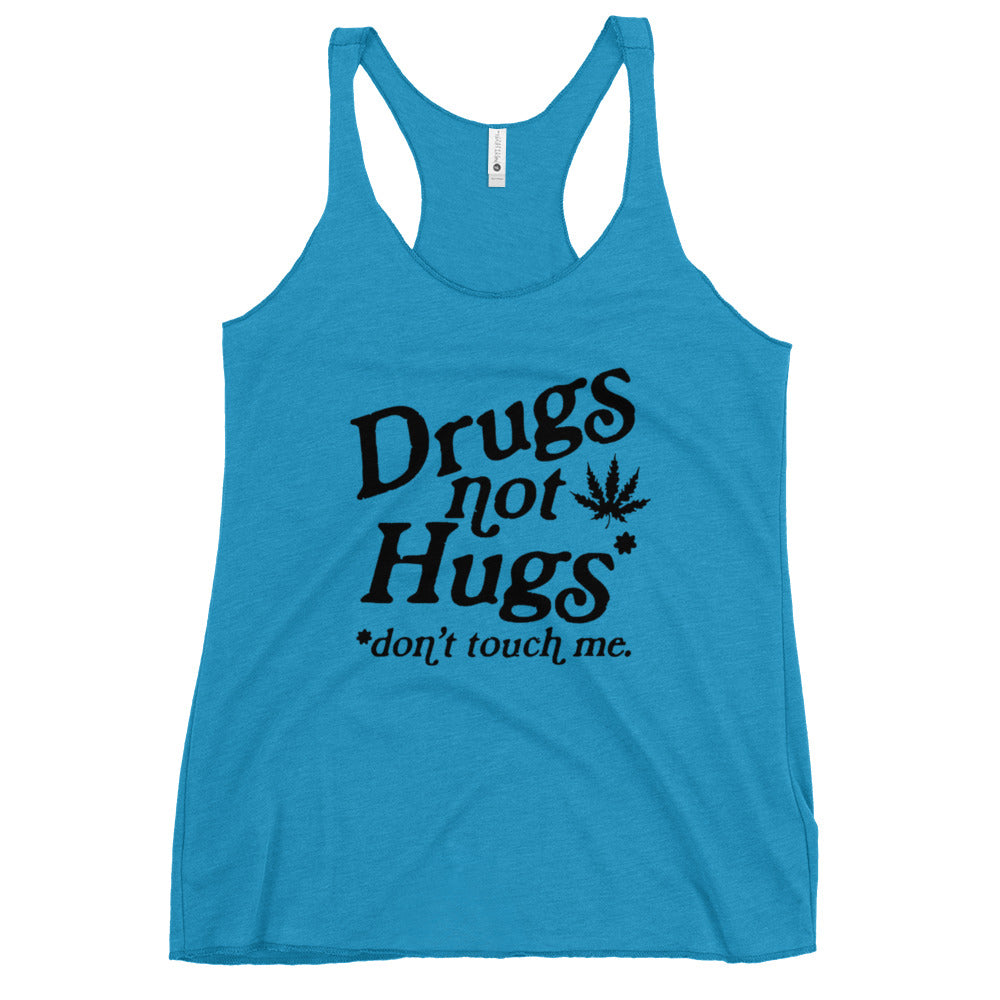 Pure Trash Drugs Not Hugs canotta donna rossa