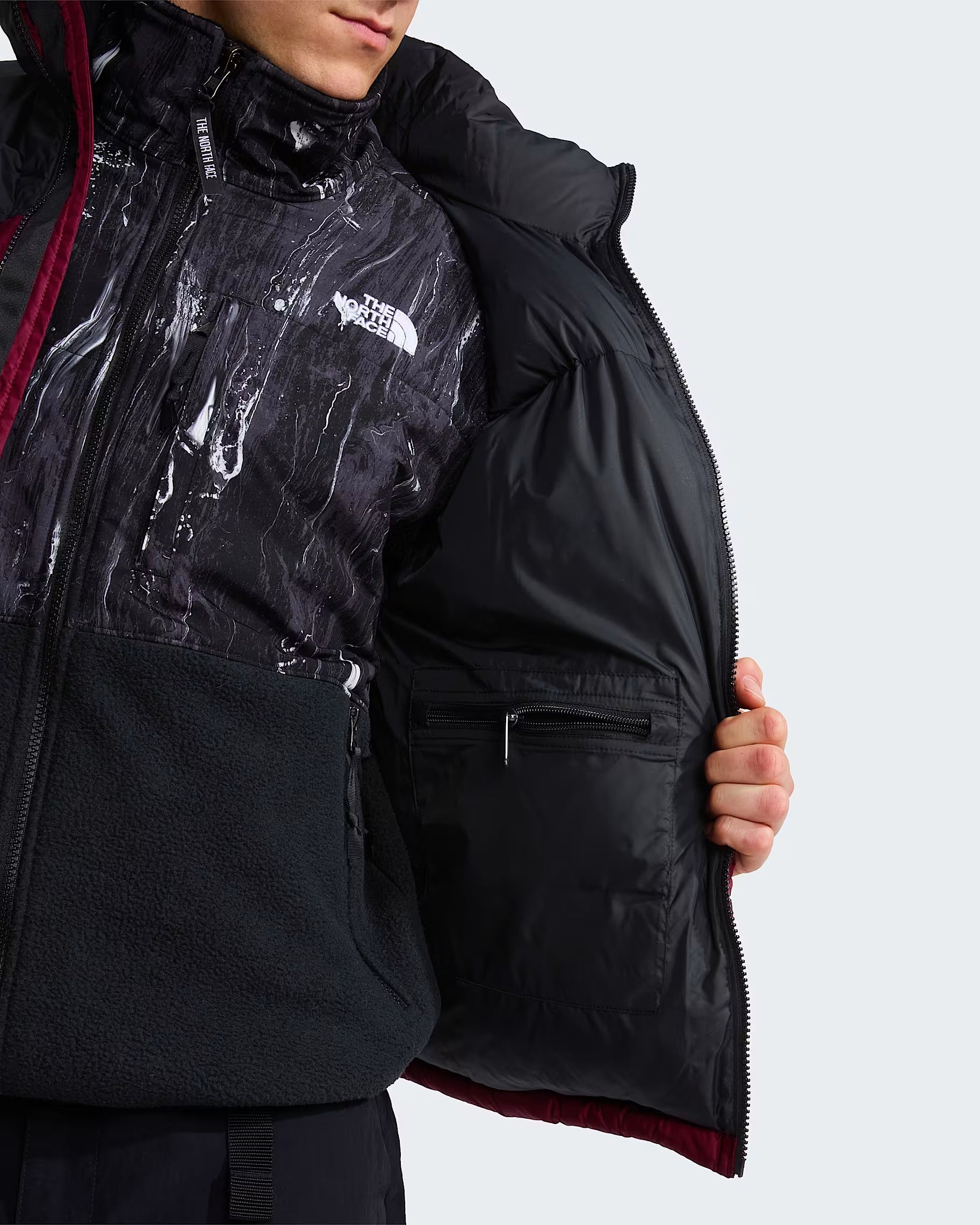 The North Face 1996 Retro Nuptse piumino burgundy NF0A3C8D