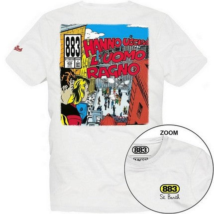 MC2 Saint Barth Arnott 04621M T-shirt uomo Panna grafica