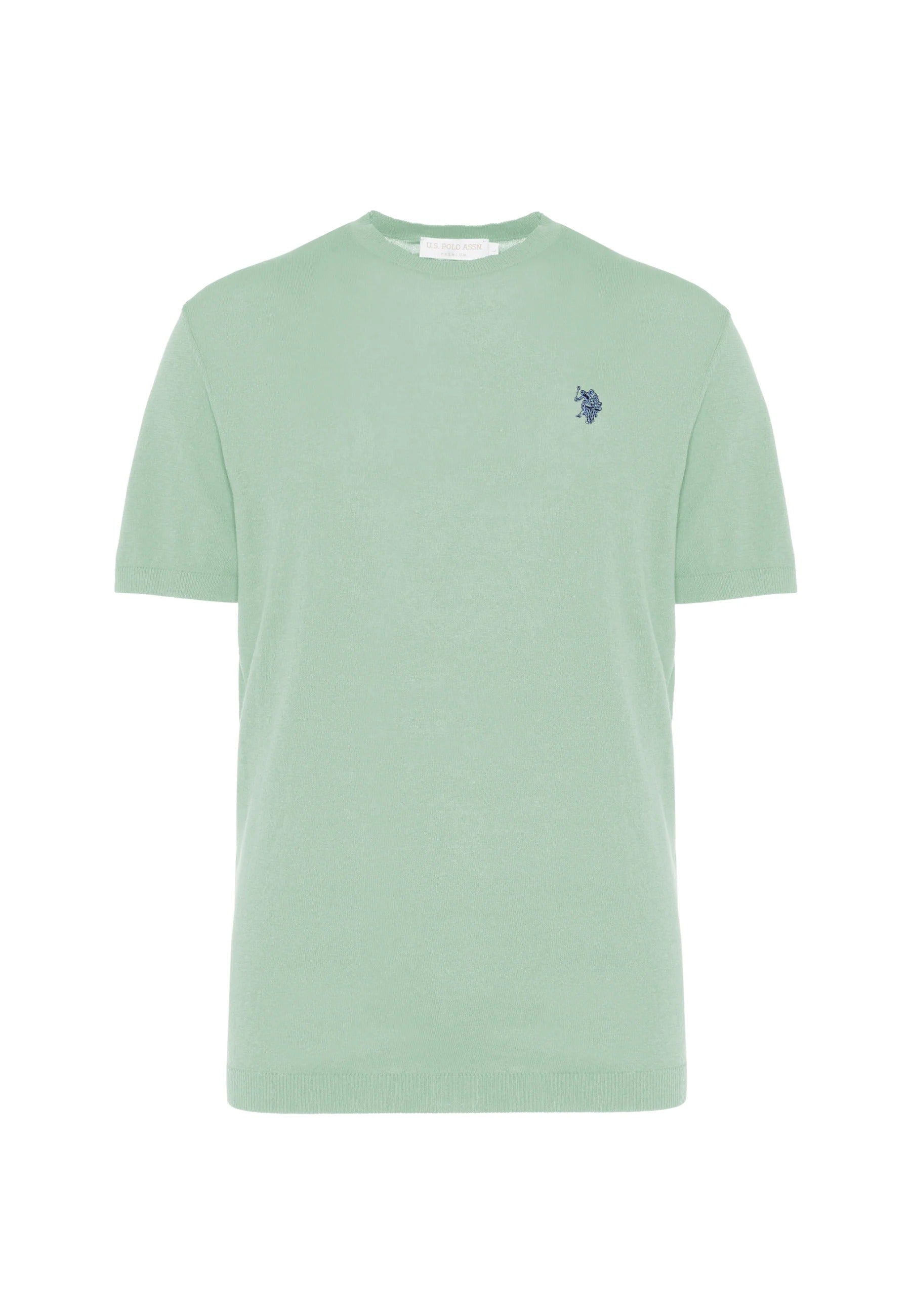 U.S. Polo ASSN. IKE US43173010 maglia uomo verde menta cotone