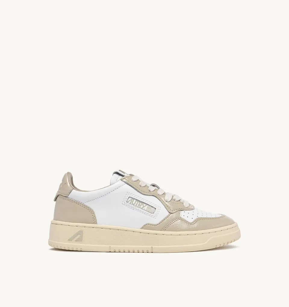 Autry Medalist AULW-RT01 Sneakers Donna White Gold