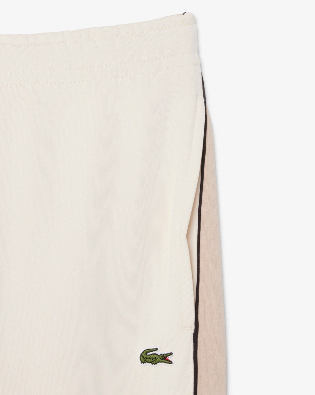 Lacoste XH0898 Jogger Uomo Beige Cotone Felpato