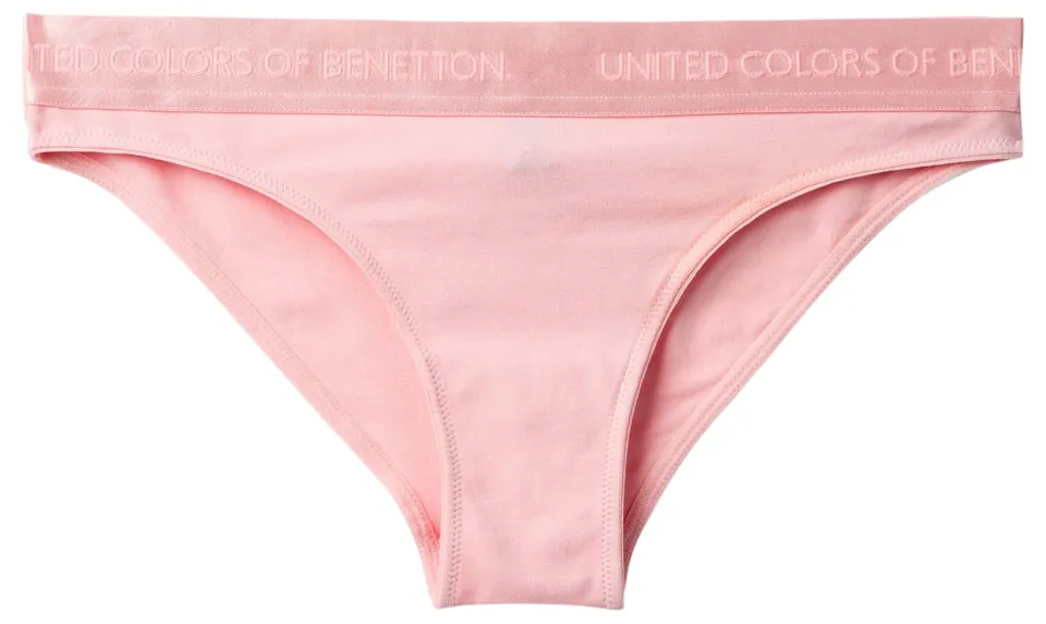 Benetton Slip 3op81s01m Mutande Donna Cotone Organico