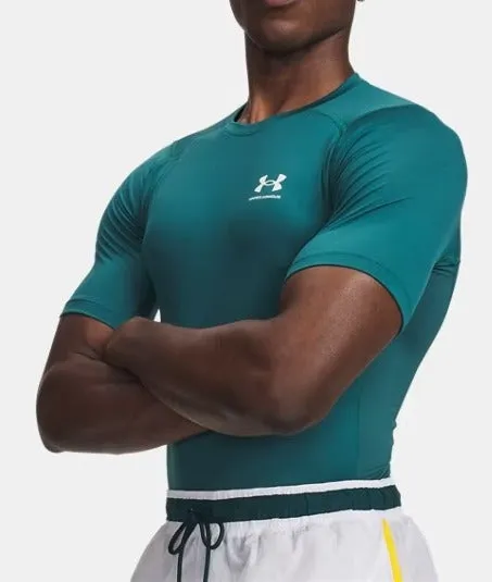 Under Armour HeatGear T-shirt Verde Rack Green