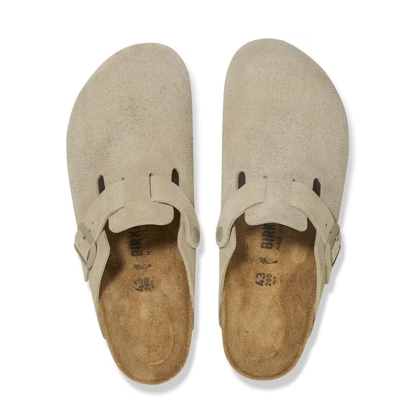 Birkenstock Boston 1025844 Ciabatta Faded Khaki Unisex
