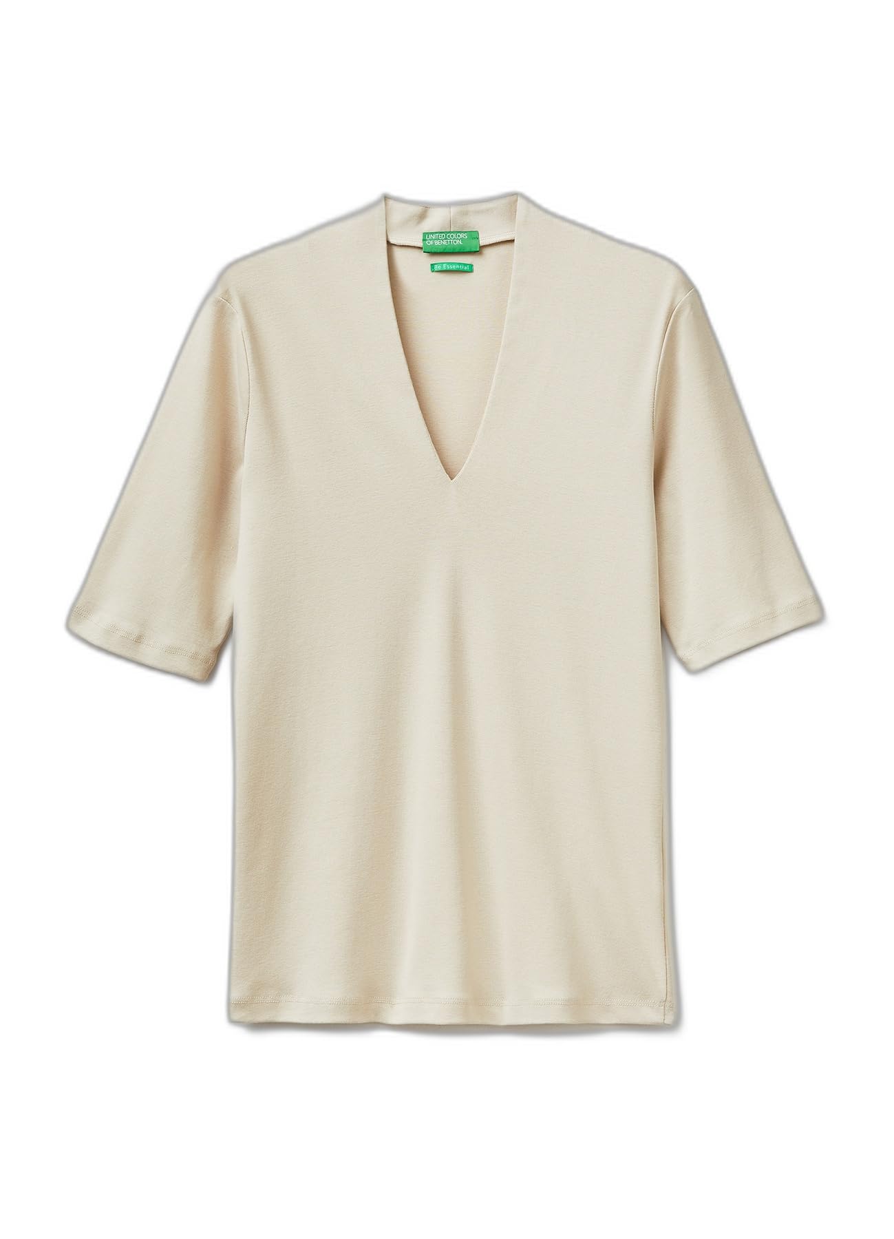 Benetton T-shirt e Polo 3ga8d400u T-Shirt Donna Marrone XXS slim fit
