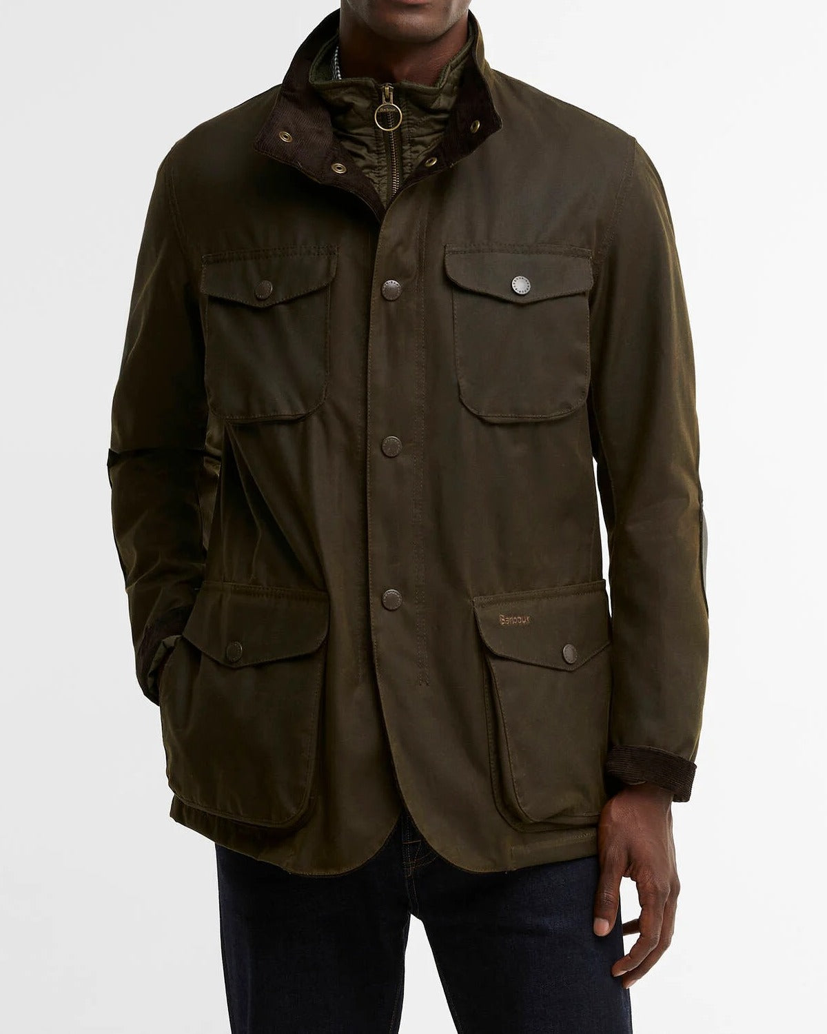 Barbour Ogston Wax MWX0700 giacca olive cerata