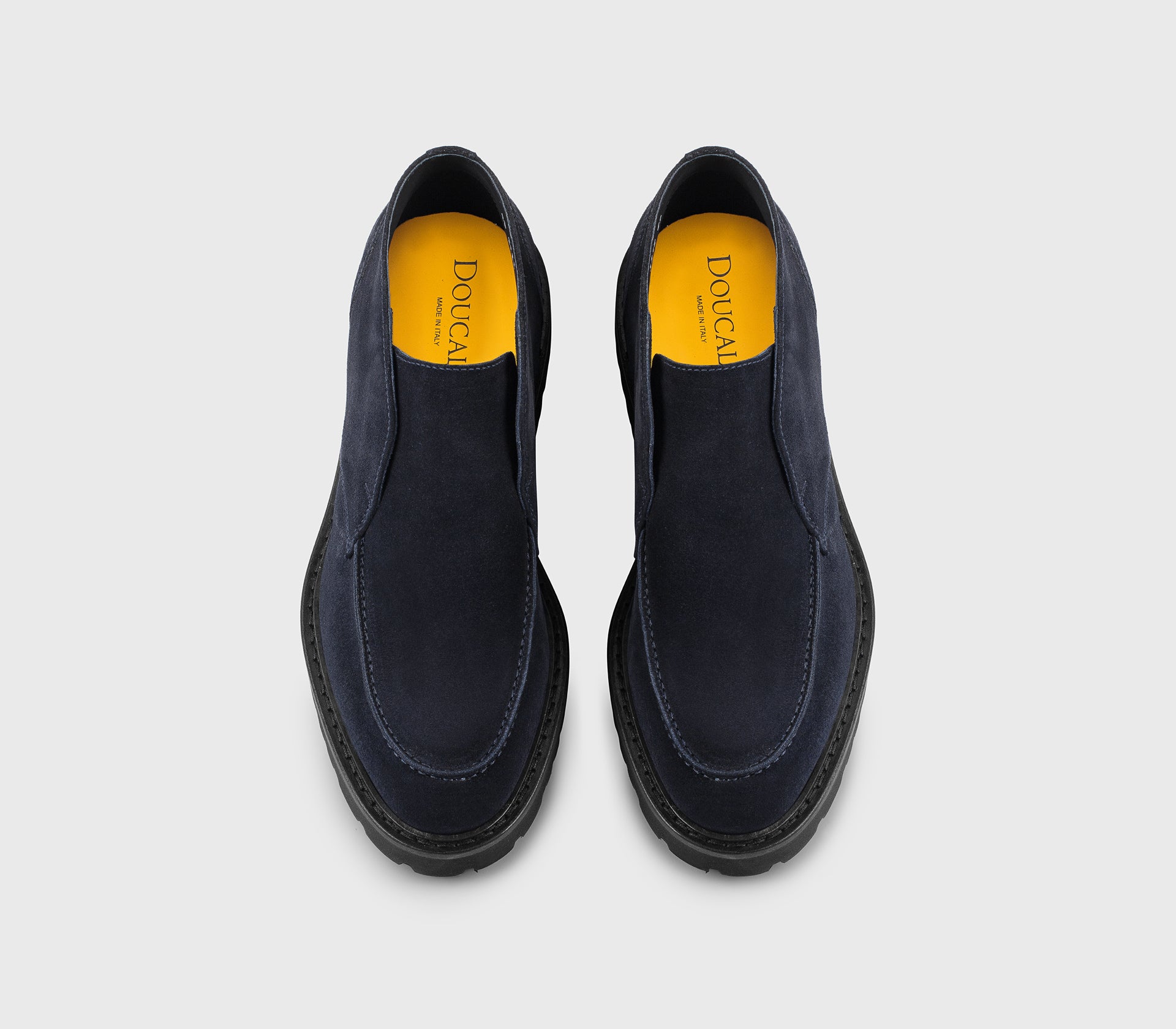 Doucal's DU3332PHILUF009 Desert Boot Uomo Blu Camoscio