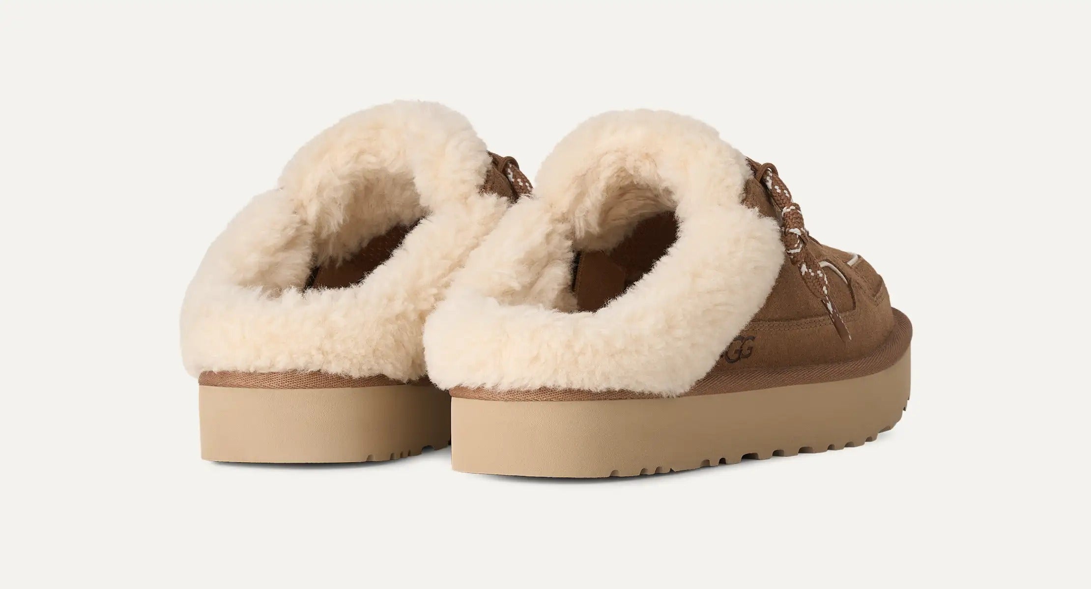 UGG Lowmel Mule 1180313 ciabatta donna chestnut camoscio