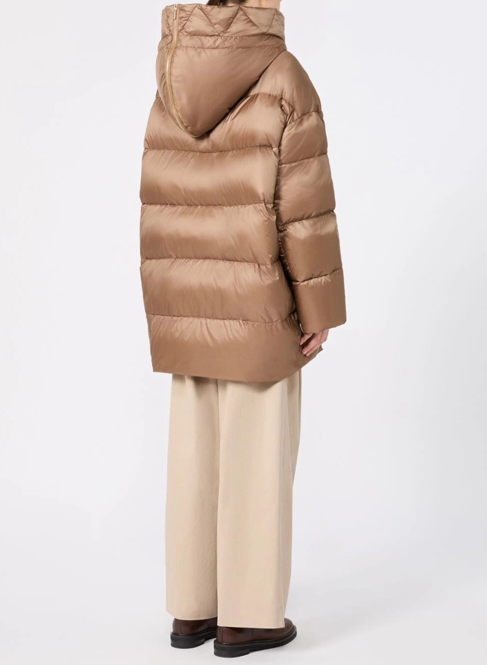 Max Mara The Cube MTCVENTO009 piumino miele scuro piuma