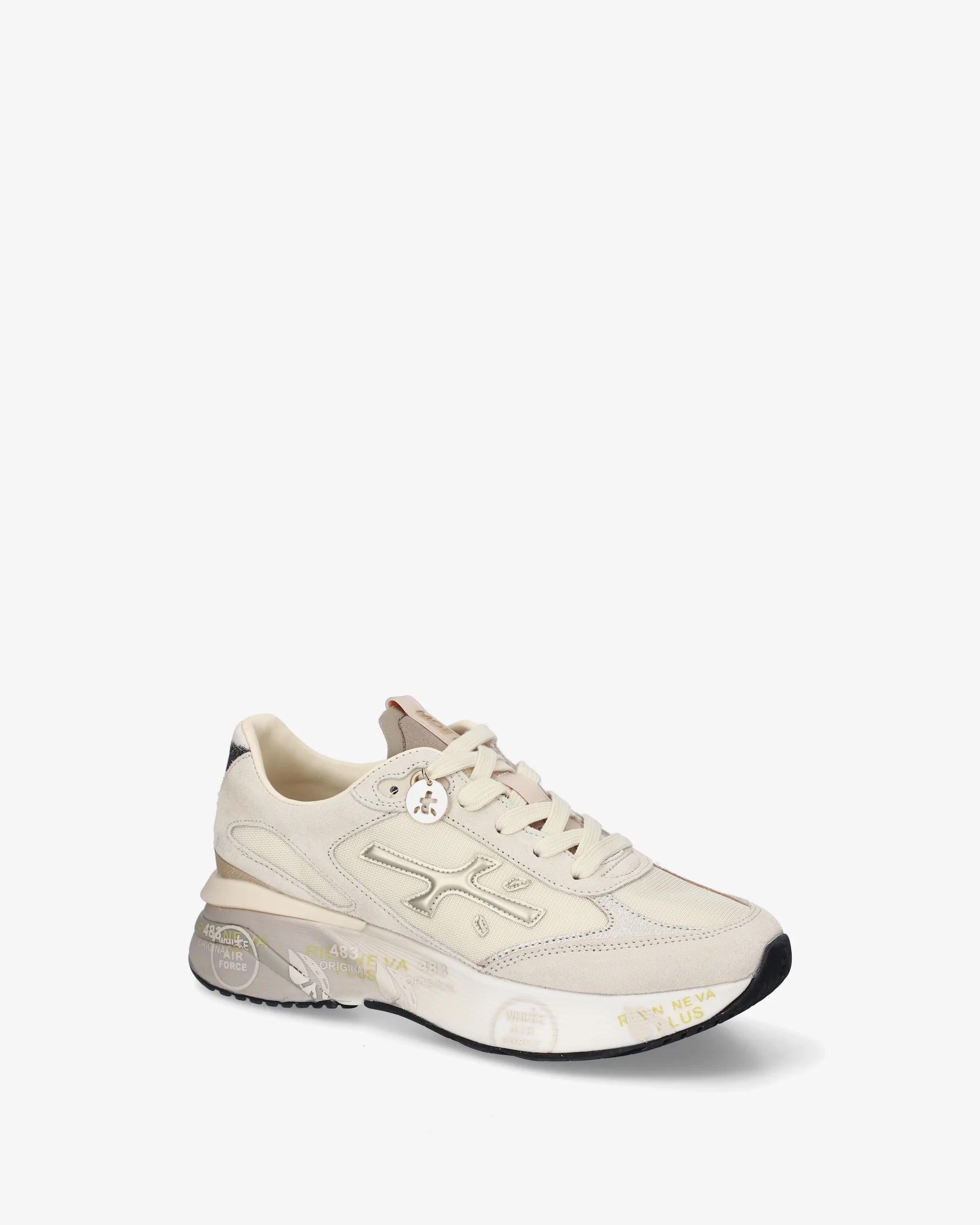 Premiata Moerun D 8080 Sneakers Donna Off White Nylon