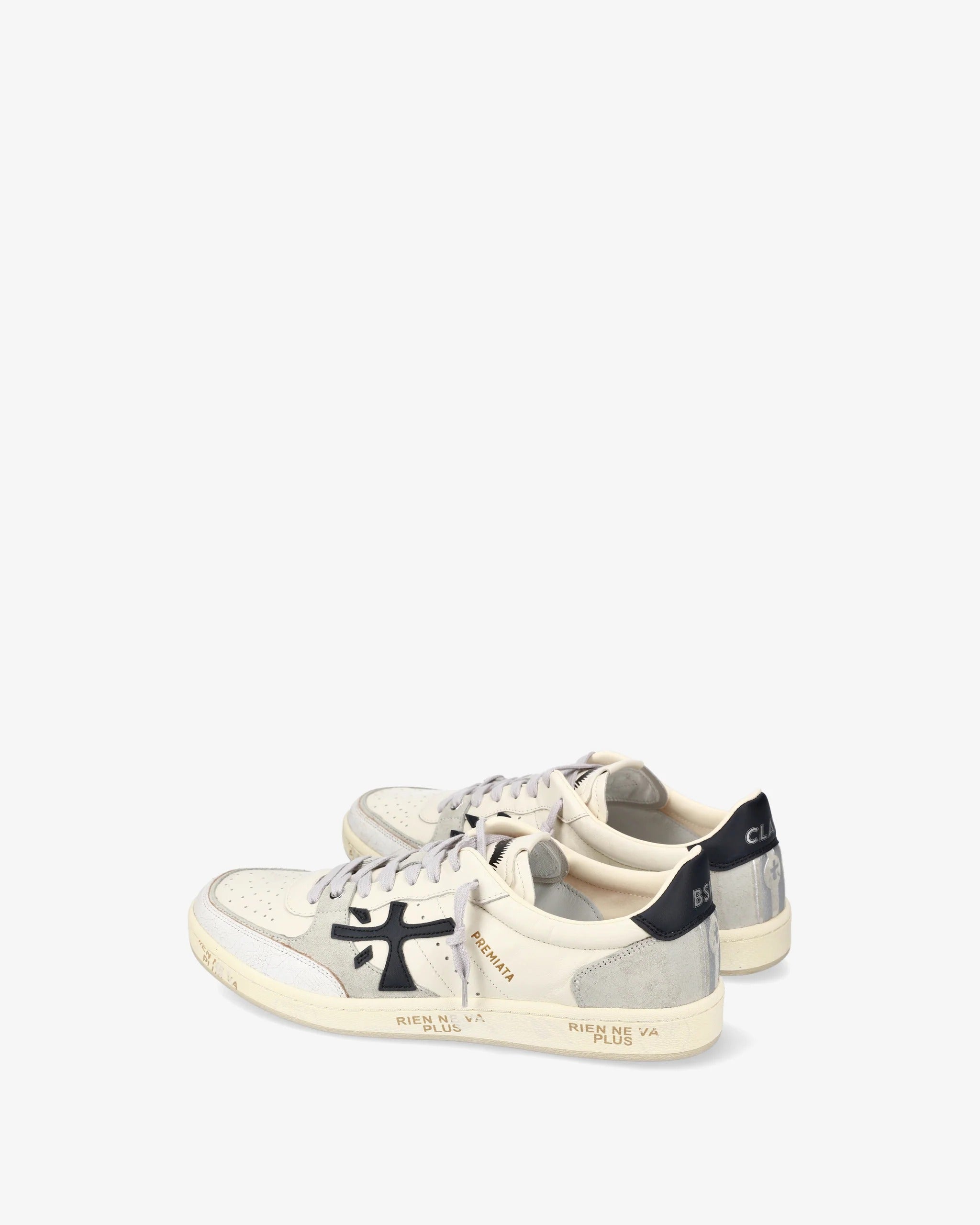 Premiata BSKTCLAY Sneakers Uomo Bianco Pelle 7262