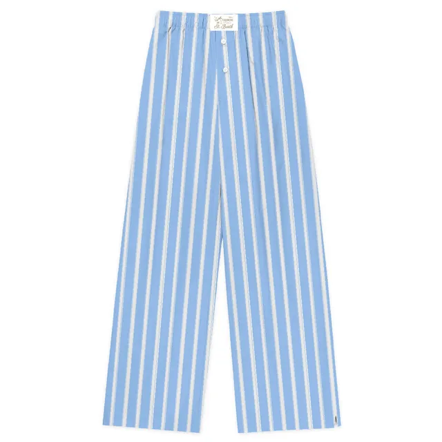 MC2 Saint Barth Doha pantalone donna azzurro righe