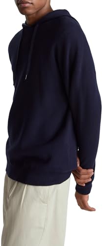 Benetton 1y6sk201x Felpa Uomo M con cappuccio over