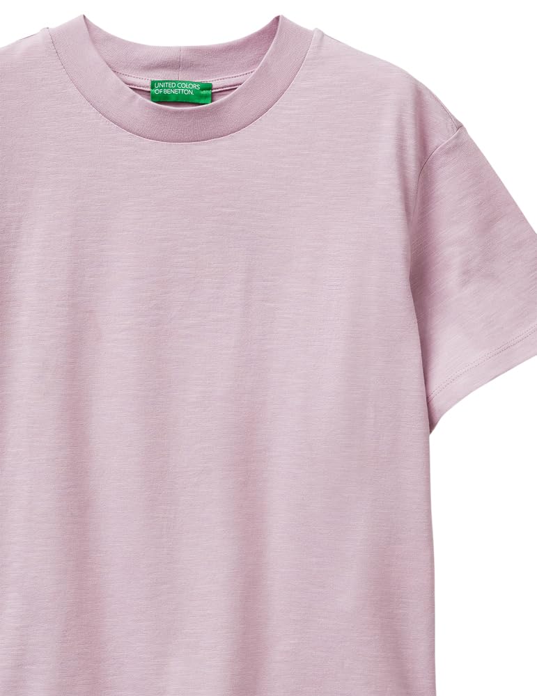 Benetton T-shirt e Polo T-shirt donna viola comfort