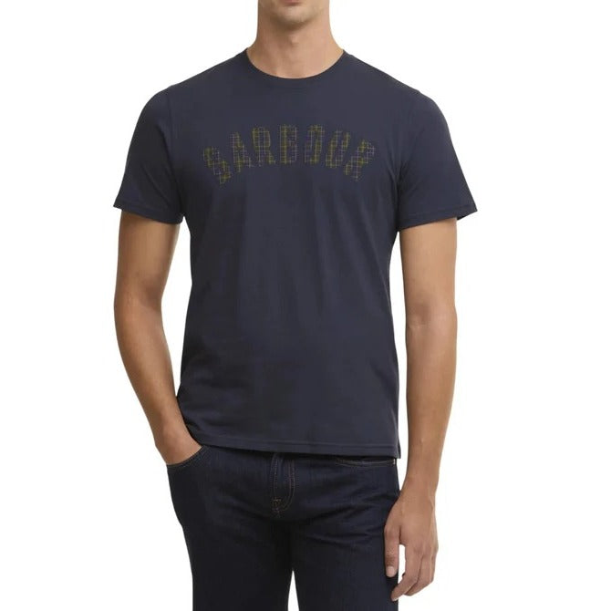 Barbour Berwick MTS1562 T-shirt uomo navy cotone