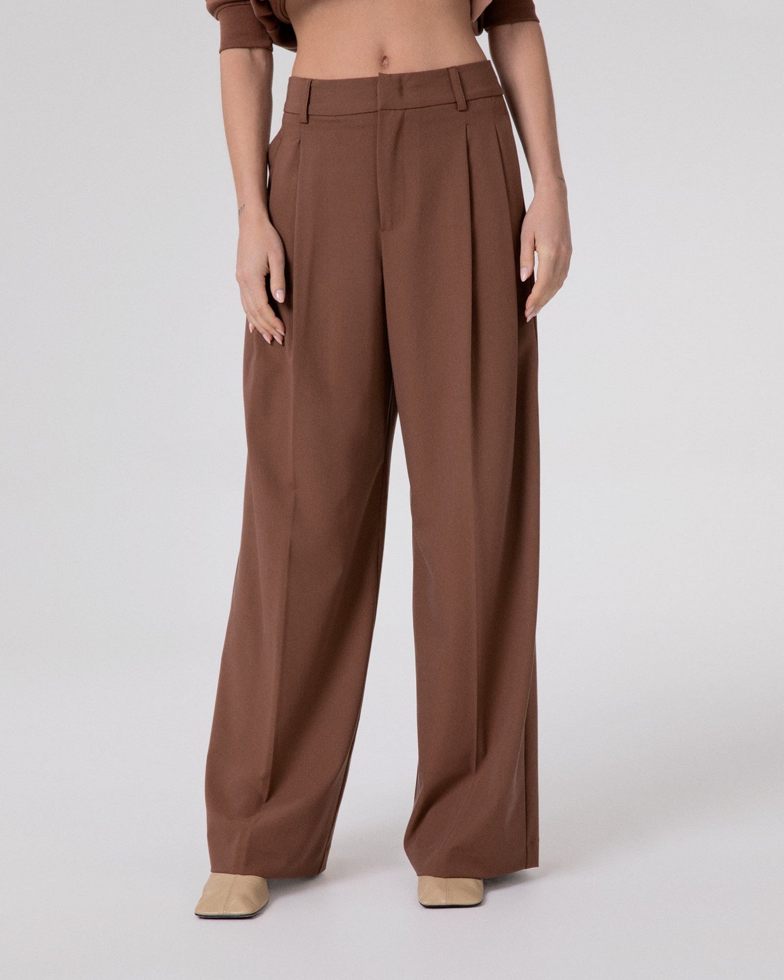 Hinnominate HMABW02540 pantalone donna moka viscosa