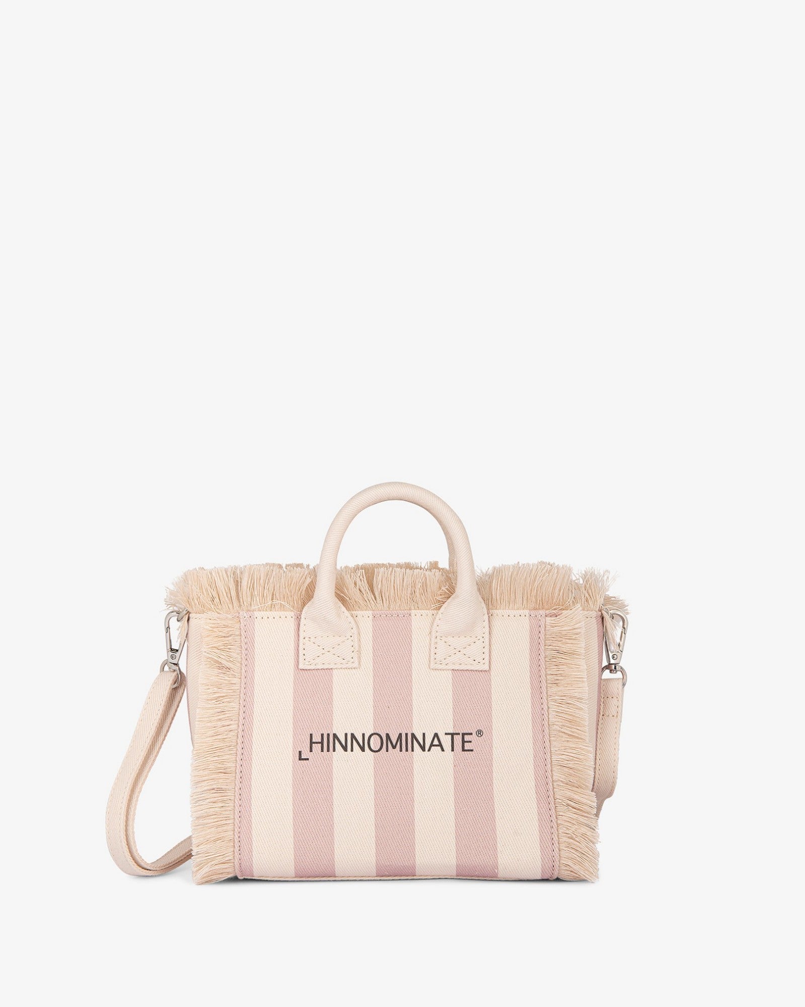 Hinnominate HMACW00185 borsa canvas nude a righe
