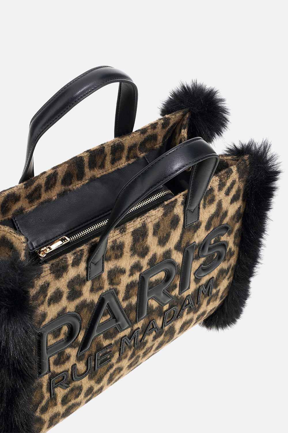 Rue Madam Megeve Tote Borsa Leopard 1630 Animalier