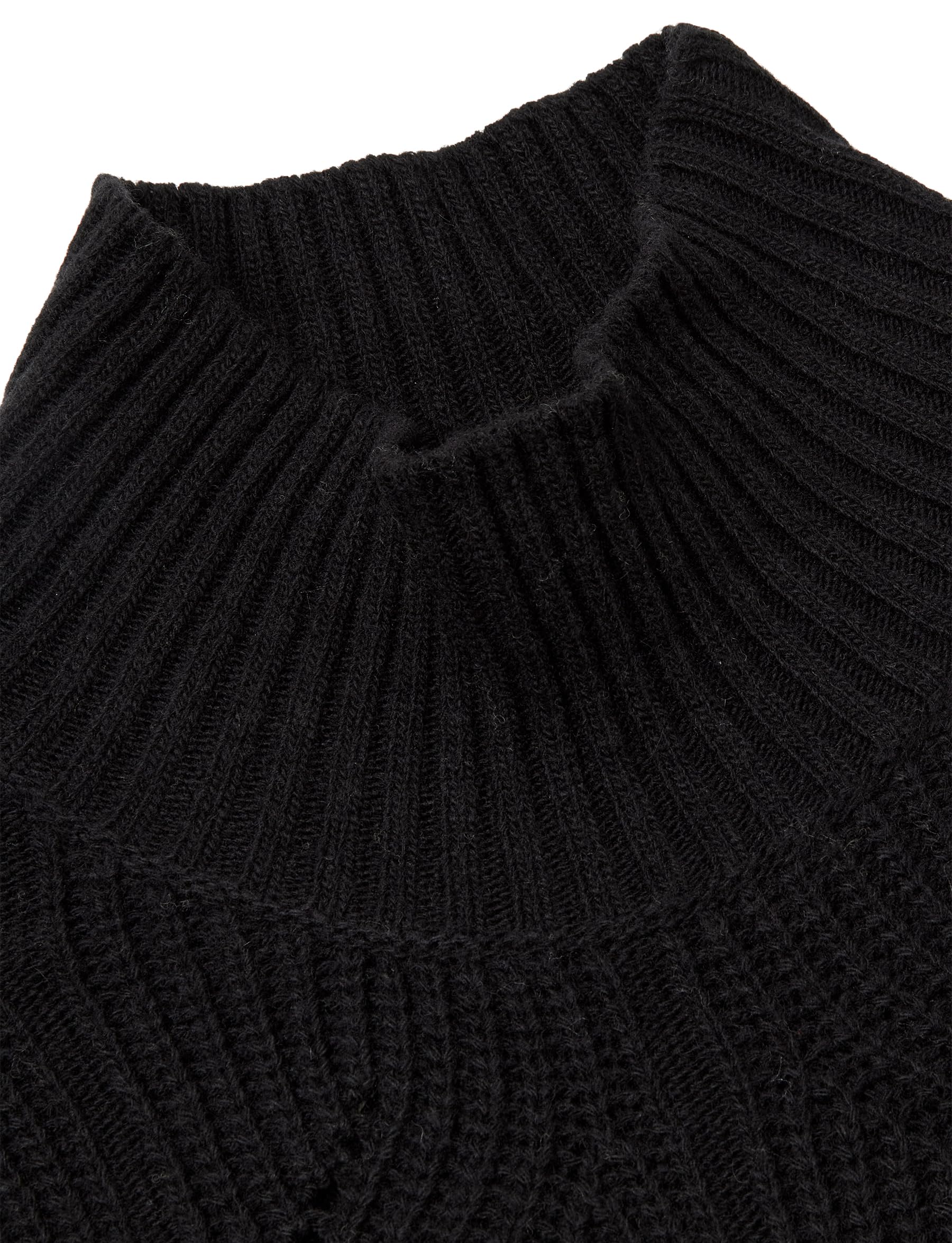 Benetton Maglieria 1fdfd10f2 Maglia Donna Collo Alto Nero Inglese