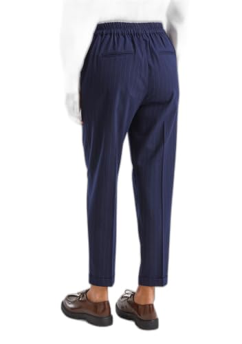Benetton Pantaloni Donna Flanella Righe L