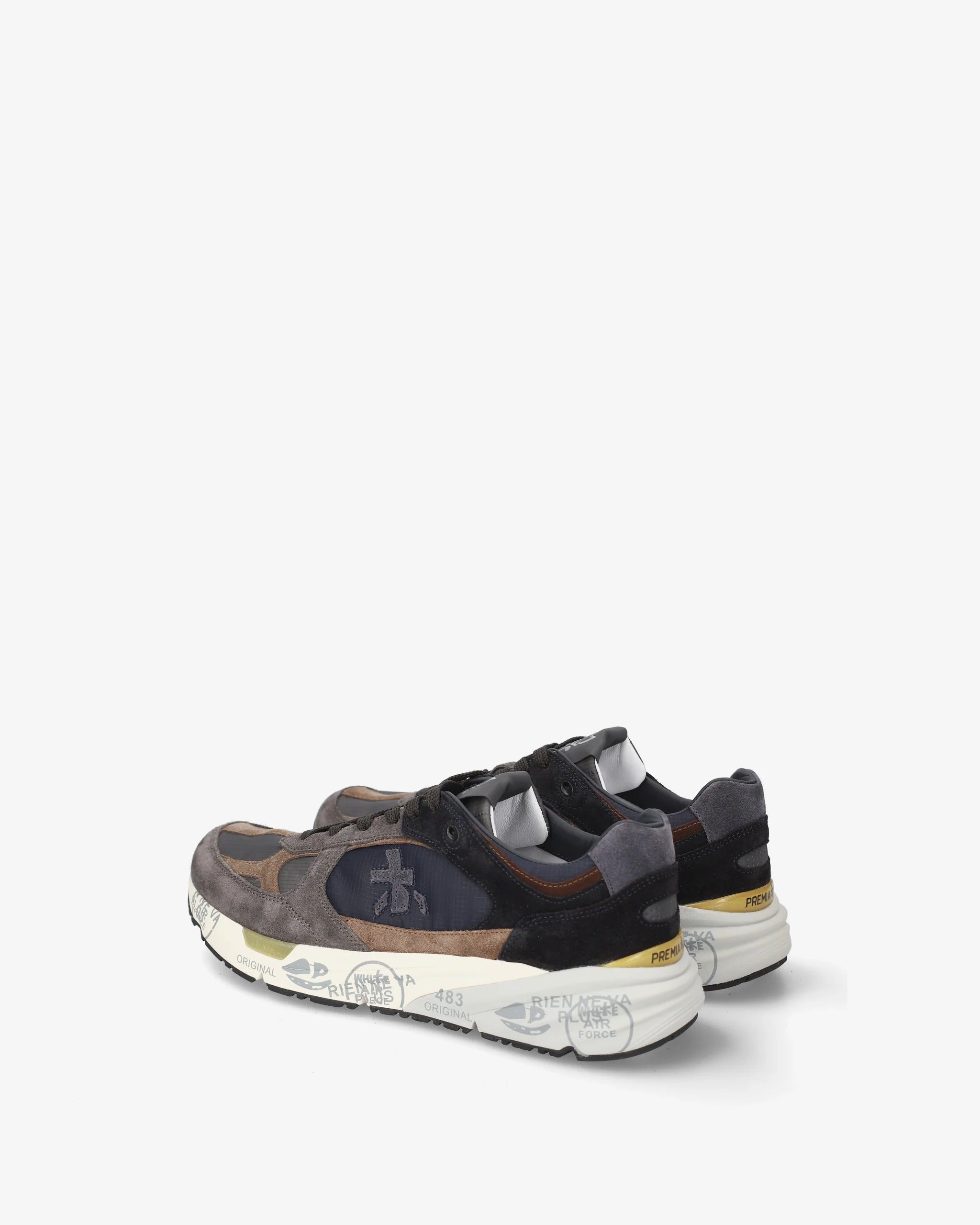 Premiata Mase MASE8426 sneakers grigio blu suede