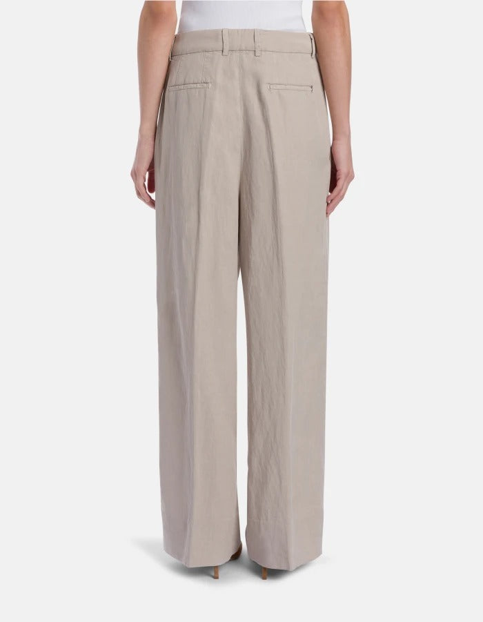 Dondup Eloise DP843 Pantalone Donna Lievito Wide Leg