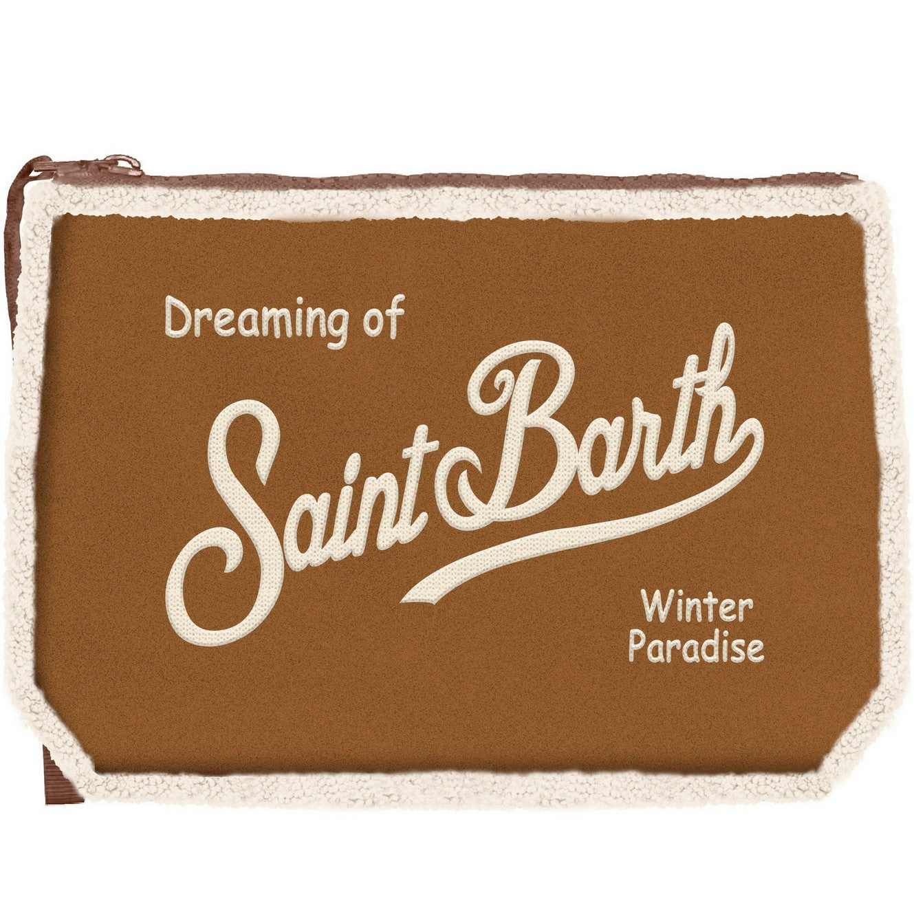 MC2 Saint Barth Aline pochette Marrone Panna shearling