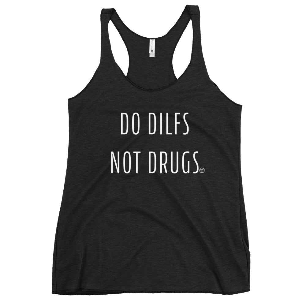 Pure Trash Do Dilfs canotta donna nero vintage racerback