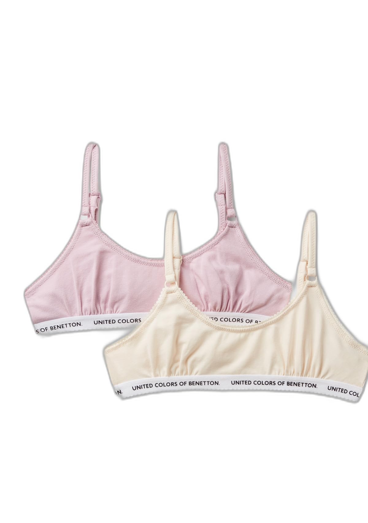 Benetton Brassiere Bambina Beige Taglia 120 Primo Reggiseno