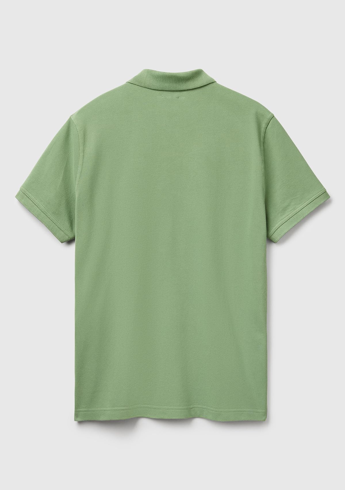 Benetton Polo Uomo Manica Corta Blu Verde Casual