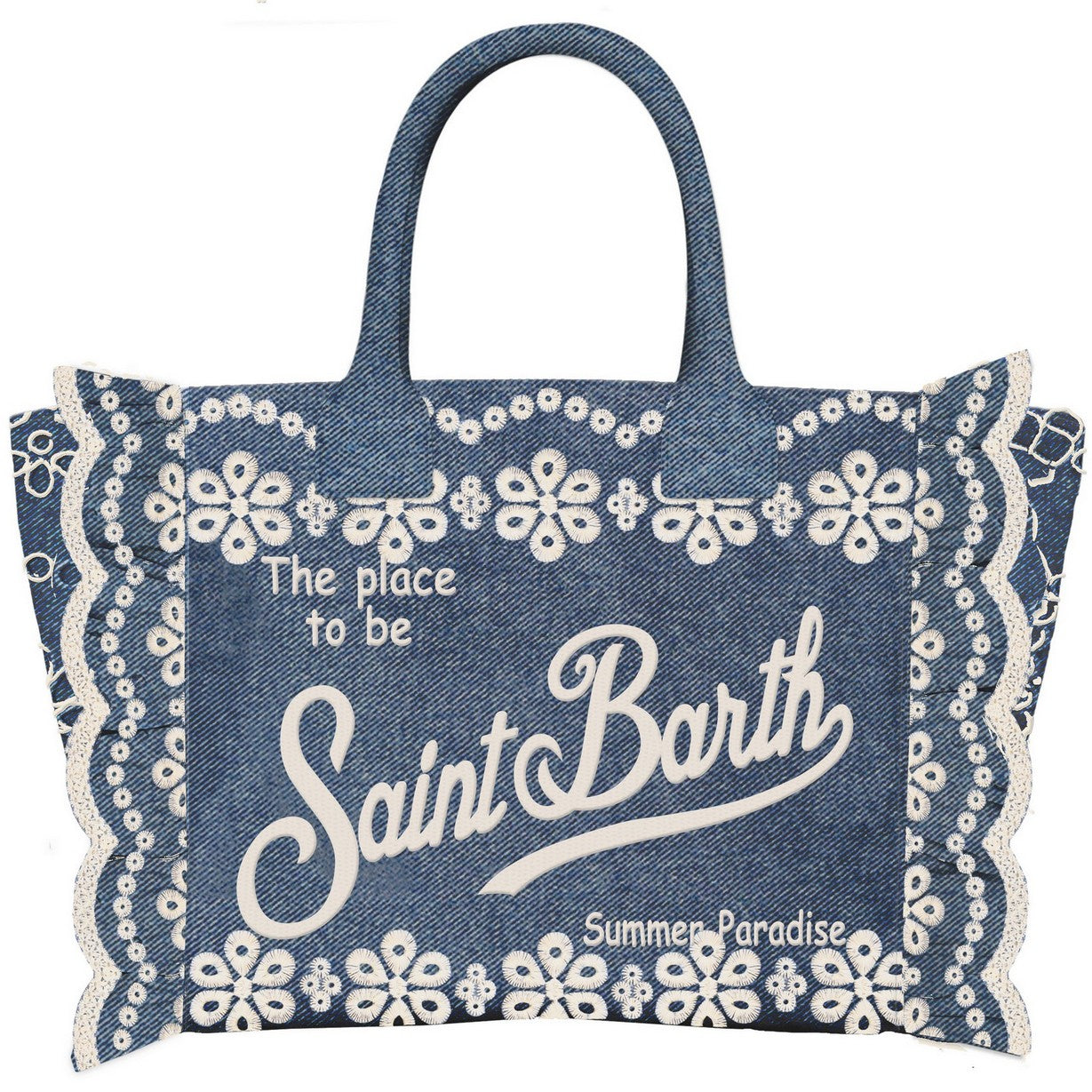 MC2 Saint Barth Vanity Volant N Borsa Denim